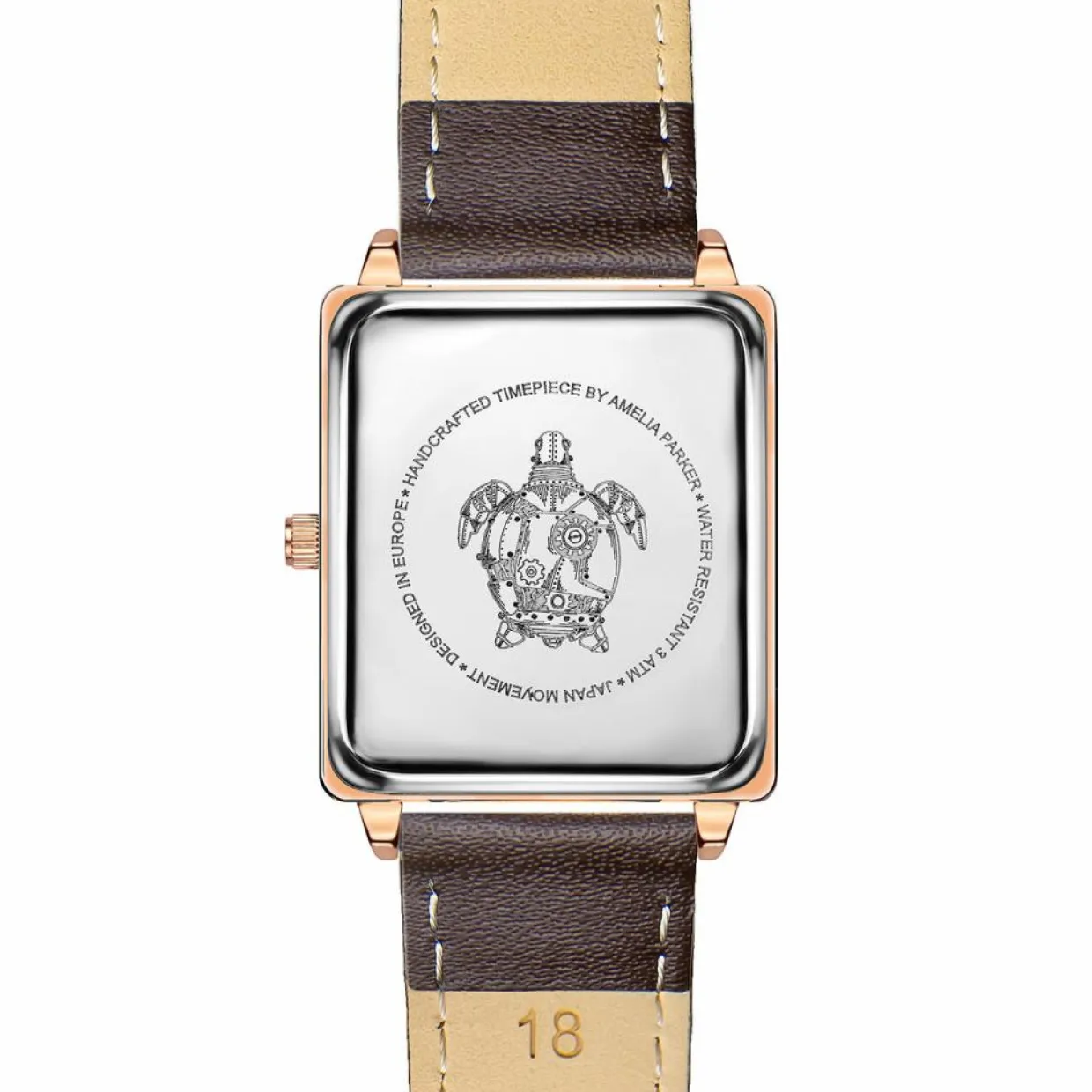 Femme Amelia Parker Montres^Montre Femme Joyful Journey en Cuir marron