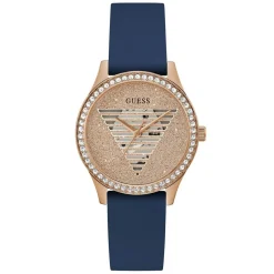 Montre Femme Lady Idol en Silicone bleue-Guess Online