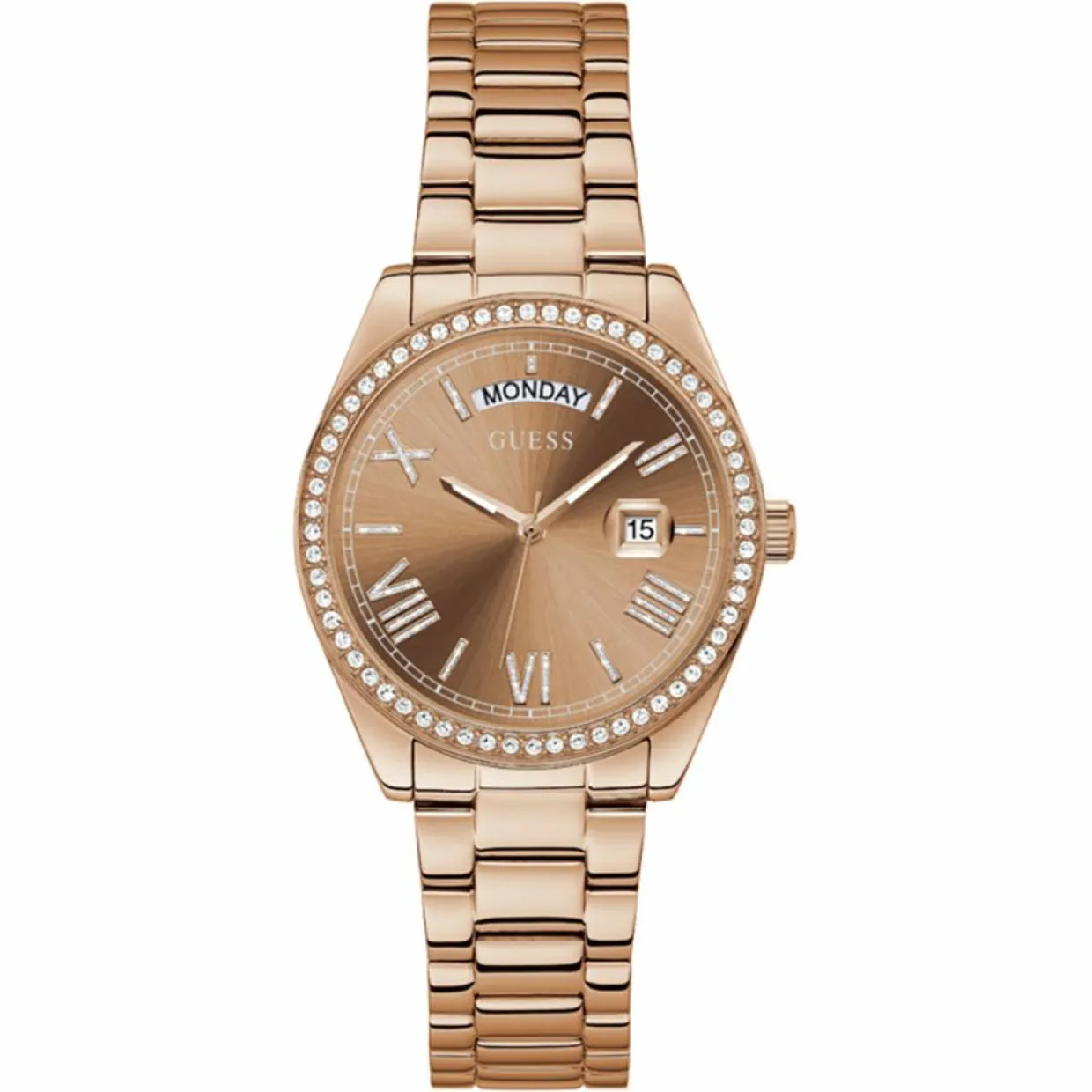 Femme Guess Montres^Montre Femme Luna en Acier rose