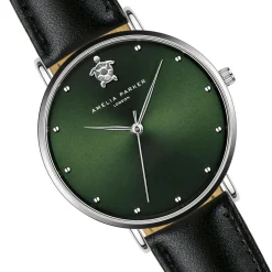 Montre Femme Maya Bay en Cuir noire-Amelia Parker New