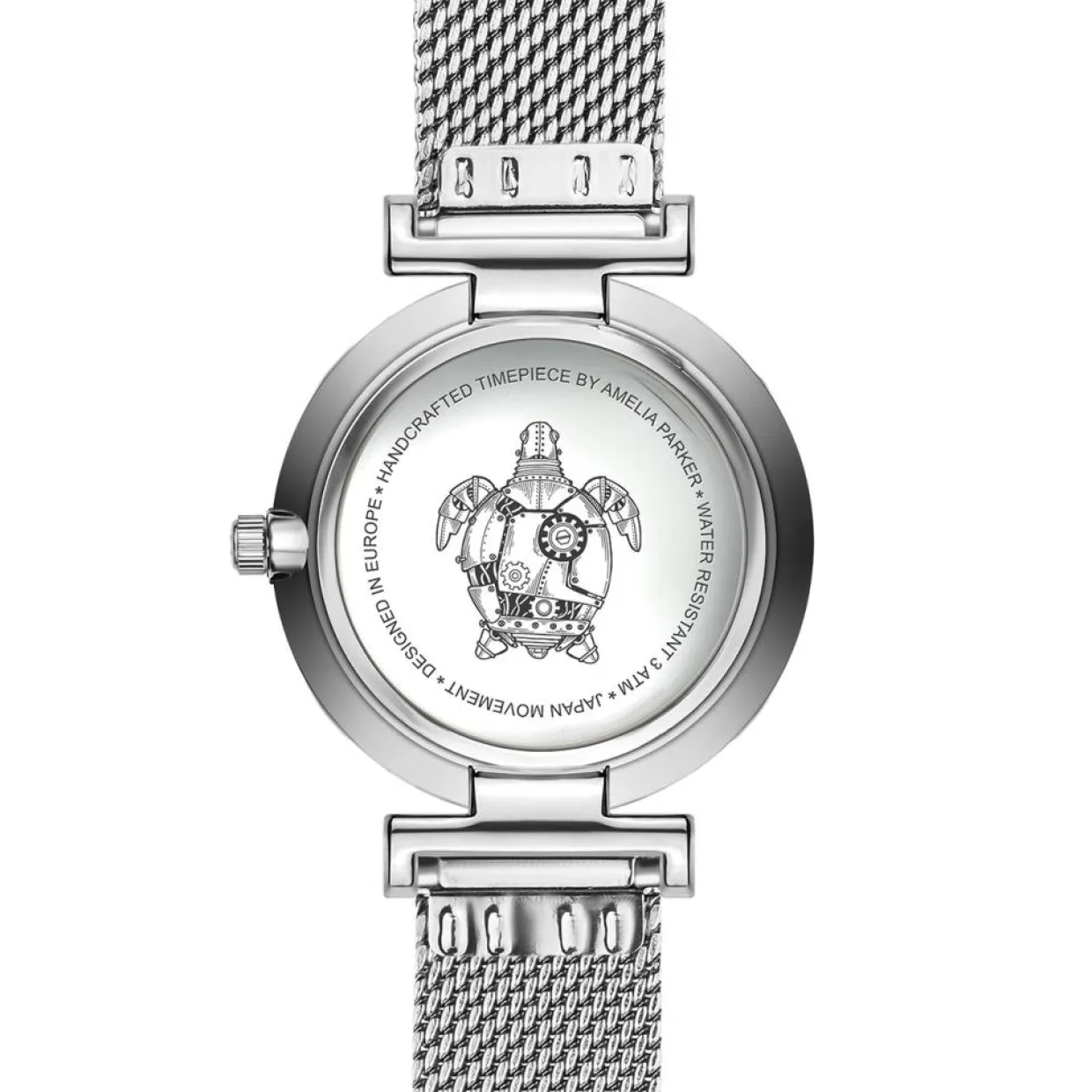 Montre Femme Night Shore en Acier argentée-Amelia Parker Clearance