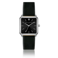 Montre Femme Night Voyage en Cuir noire-Amelia Parker Discount