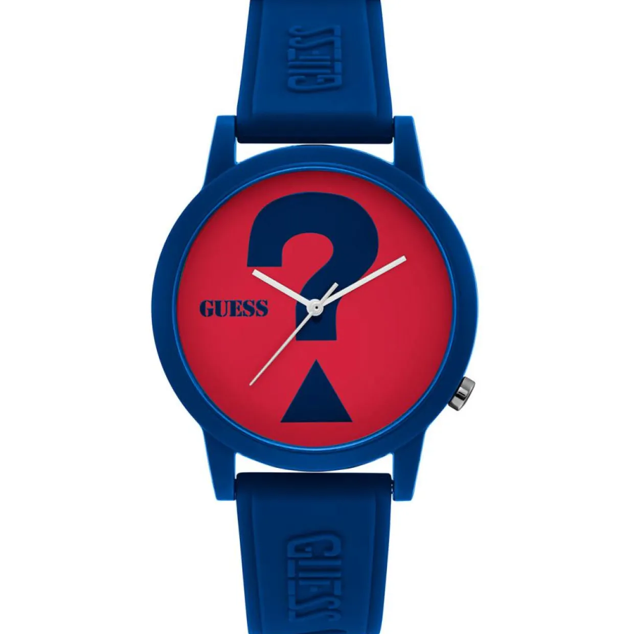 Femme Guess Montres^Montre Femme Originals en Silicone bleue