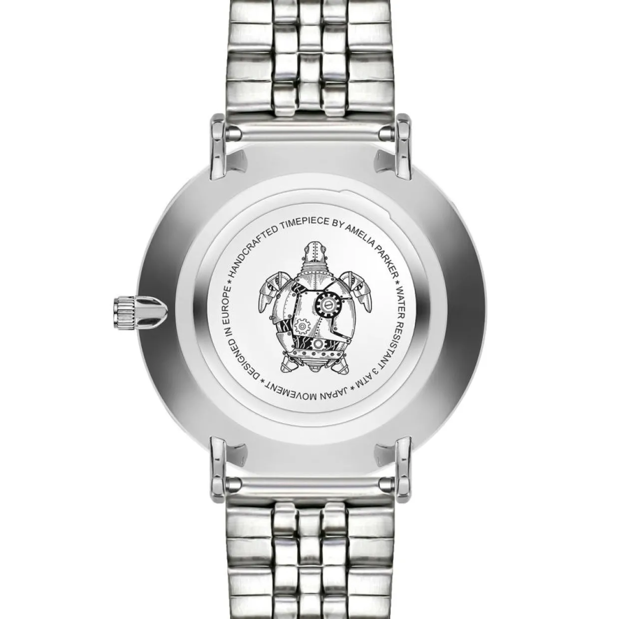 Montre Femme Oyster en Acier doré/argenté-Amelia Parker Clearance