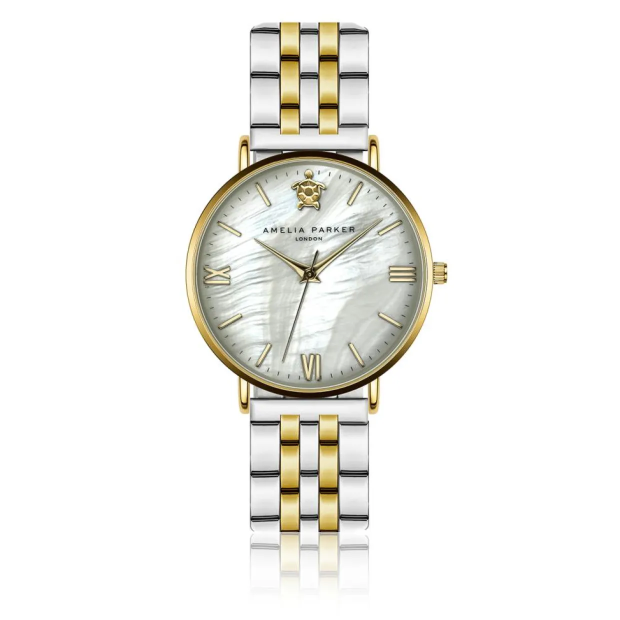 Montre Femme Pearl of the Sea en Acier doré/argenté-Amelia Parker Hot