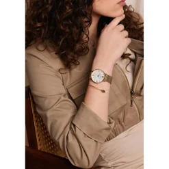 Montre Femme Pearl of the Sea en Acier dorée-Amelia Parker