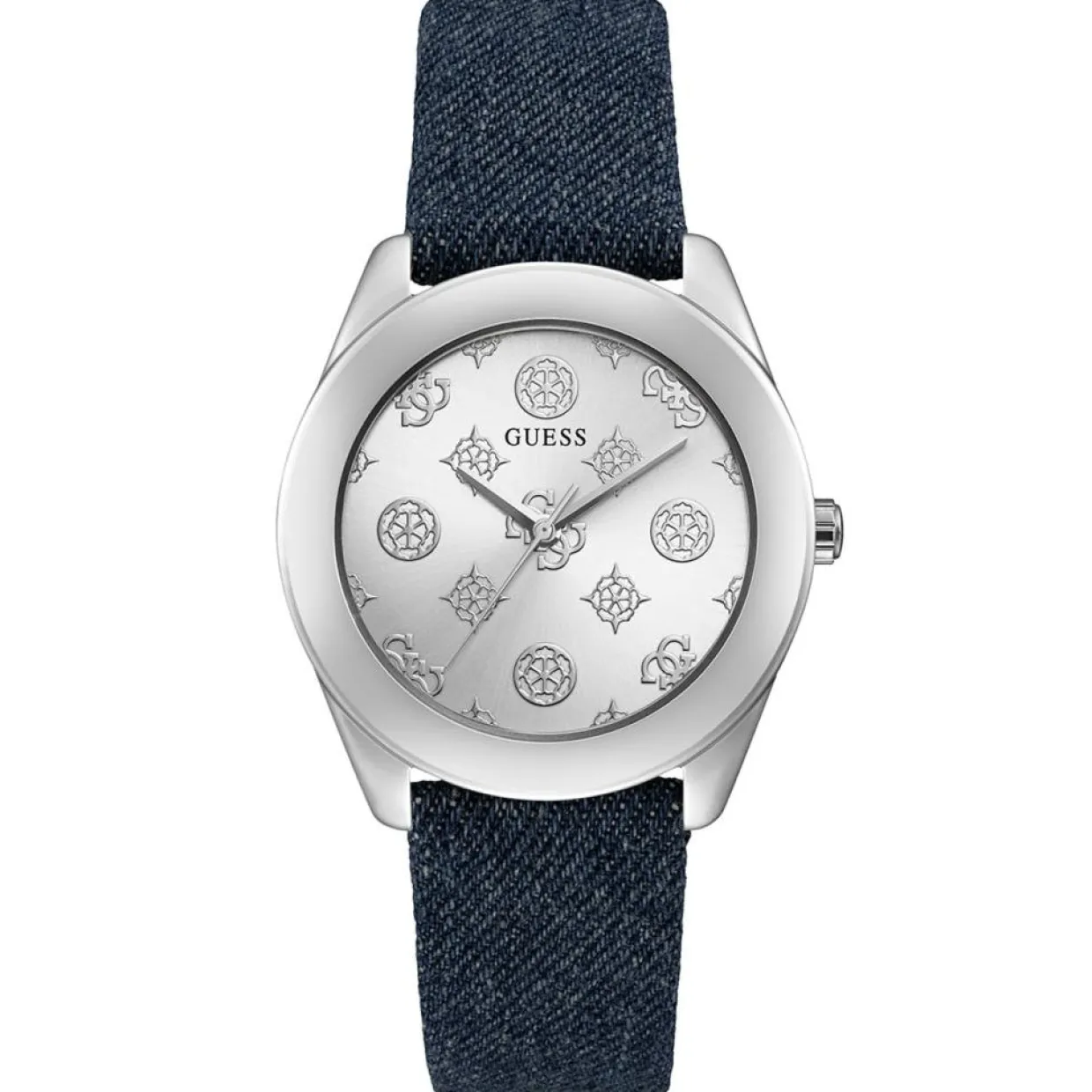 Femme Guess Montres^Montre Femme Peony G en Cuir & Jean bleue