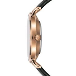 Montre Femme Petite Classique en Cuir noire-Amelia Parker New