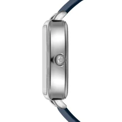 Montre Femme Plaza en Cuir bleu foncé-Amelia Parker New