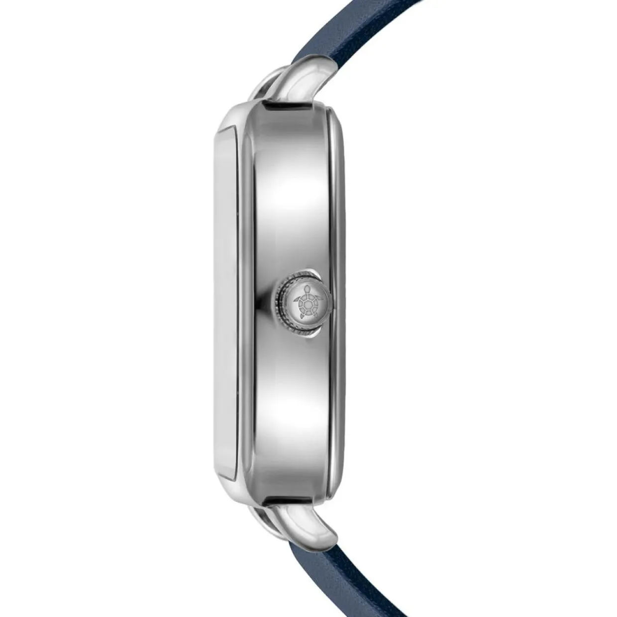 Montre Femme Plaza en Cuir bleu foncé-Amelia Parker New