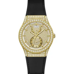 Femme Guess Montres^Montre Femme Princess en Silicone noire