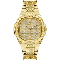 Femme Guess Montres^Montre Femme Rebel en Acier dorée