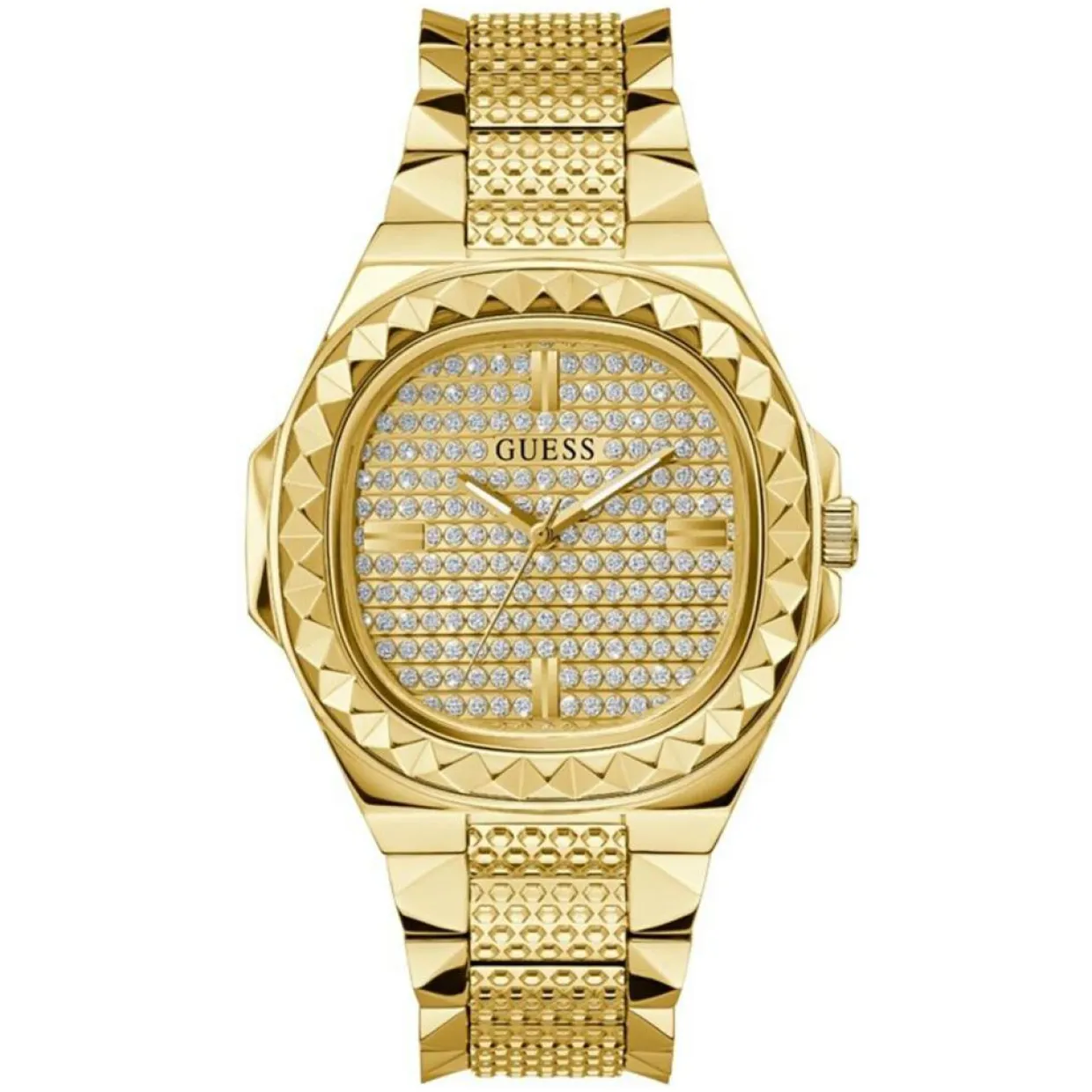 Femme Guess Montres^Montre Femme Rebel en Acier dorée