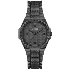 Femme Guess Montres^Montre Femme Rebellious en Acier noire