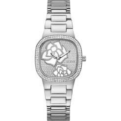 Femme Guess Montres^Montre Femme Rose Bud en Acier argentée