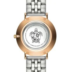 Montre Femme Rose Turtle en Acier rose doré/argenté-Amelia Parker Outlet
