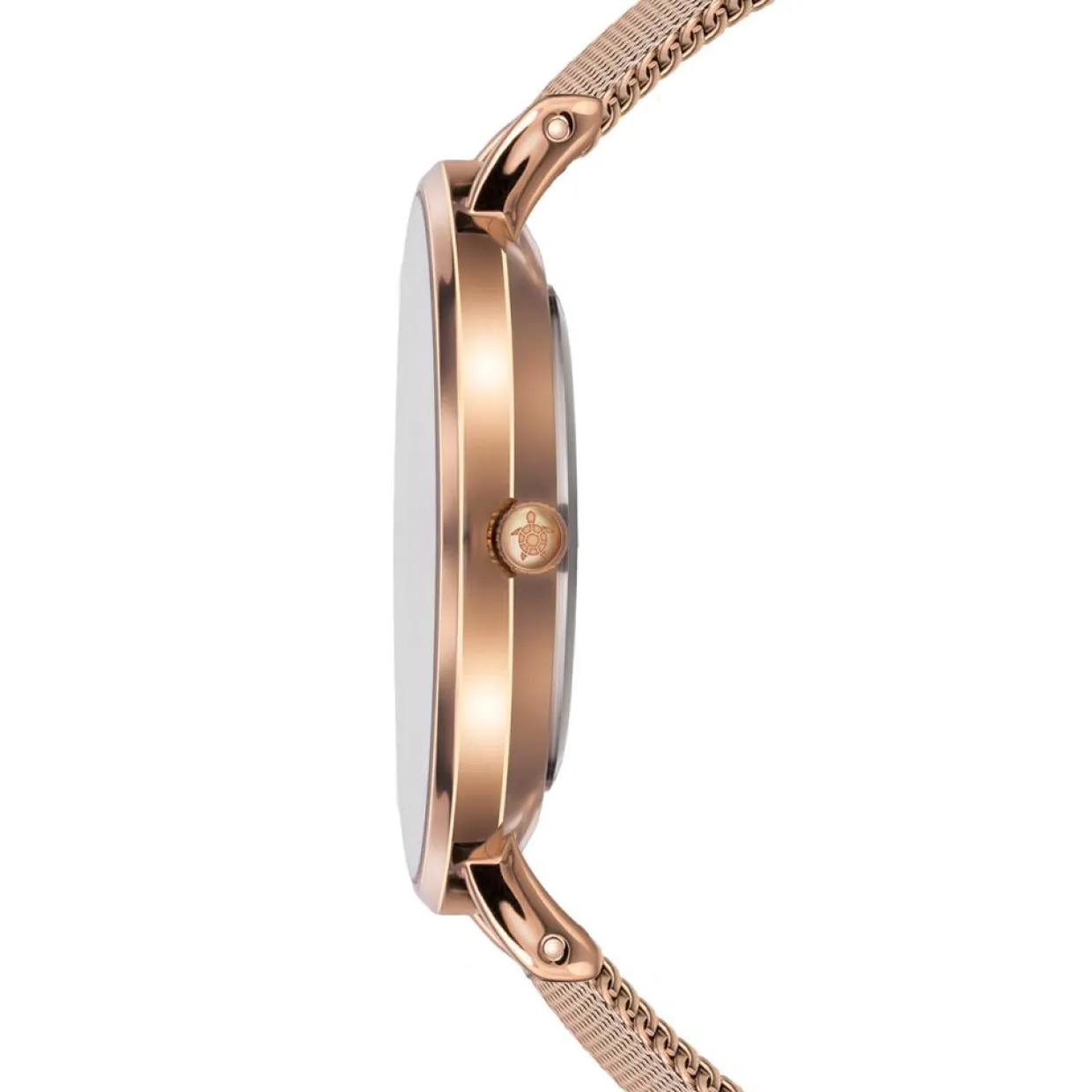 Femme Amelia Parker Montres^Montre Femme Sea Turtle en Acier rose doré