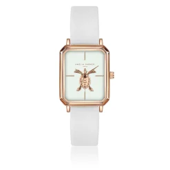 Montre Femme Serenity en Cuir blanche-Amelia Parker Hot
