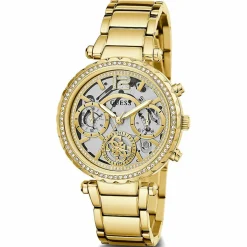Montre Femme Solstice en Acier dorée-Guess
