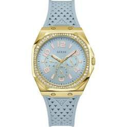 Montre Femme Zest en Silicone bleue-Guess Hot