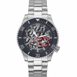 Montre Homme Axle en Acier argentée-Guess Hot