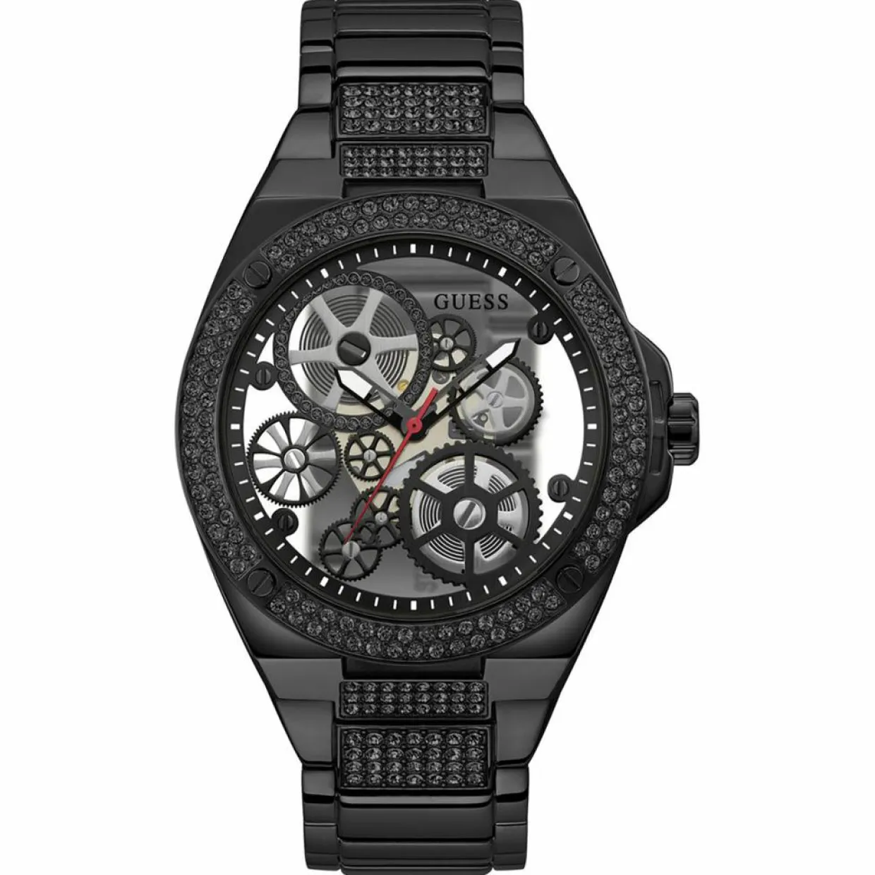 Homme Guess Montres^Montre Homme Big Reveal en Acier noire