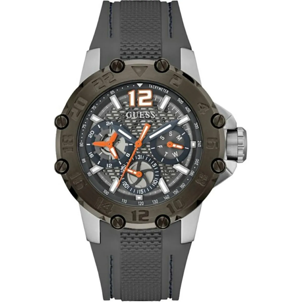 Montre Homme Contender en Silicone grise-Guess Hot