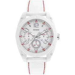 Montre Homme Dashboard en Résine blanche-Guess Sale