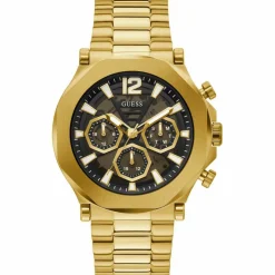 Homme Guess Montres^Montre Homme Edge en Acier dorée