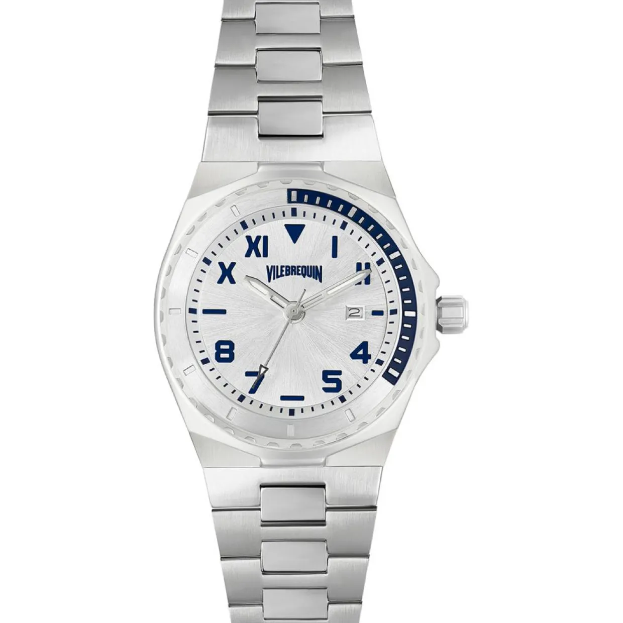 Montre Homme en Acier argentée-Vilebrequin Sale