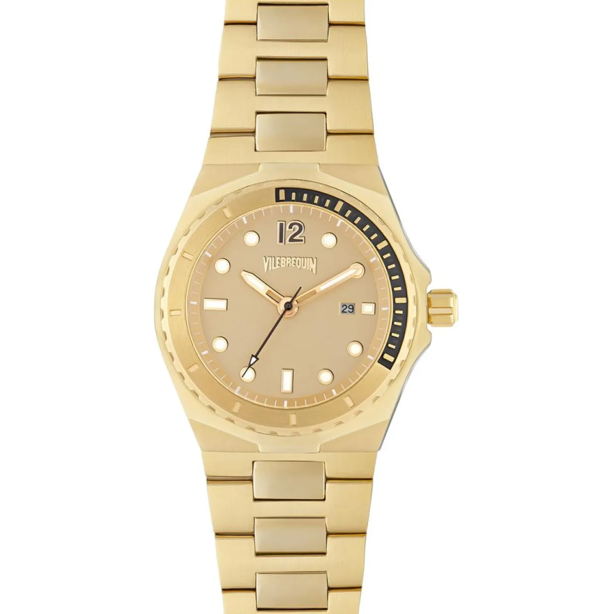 Homme Vilebrequin Montres^Montre Homme en Acier dorée