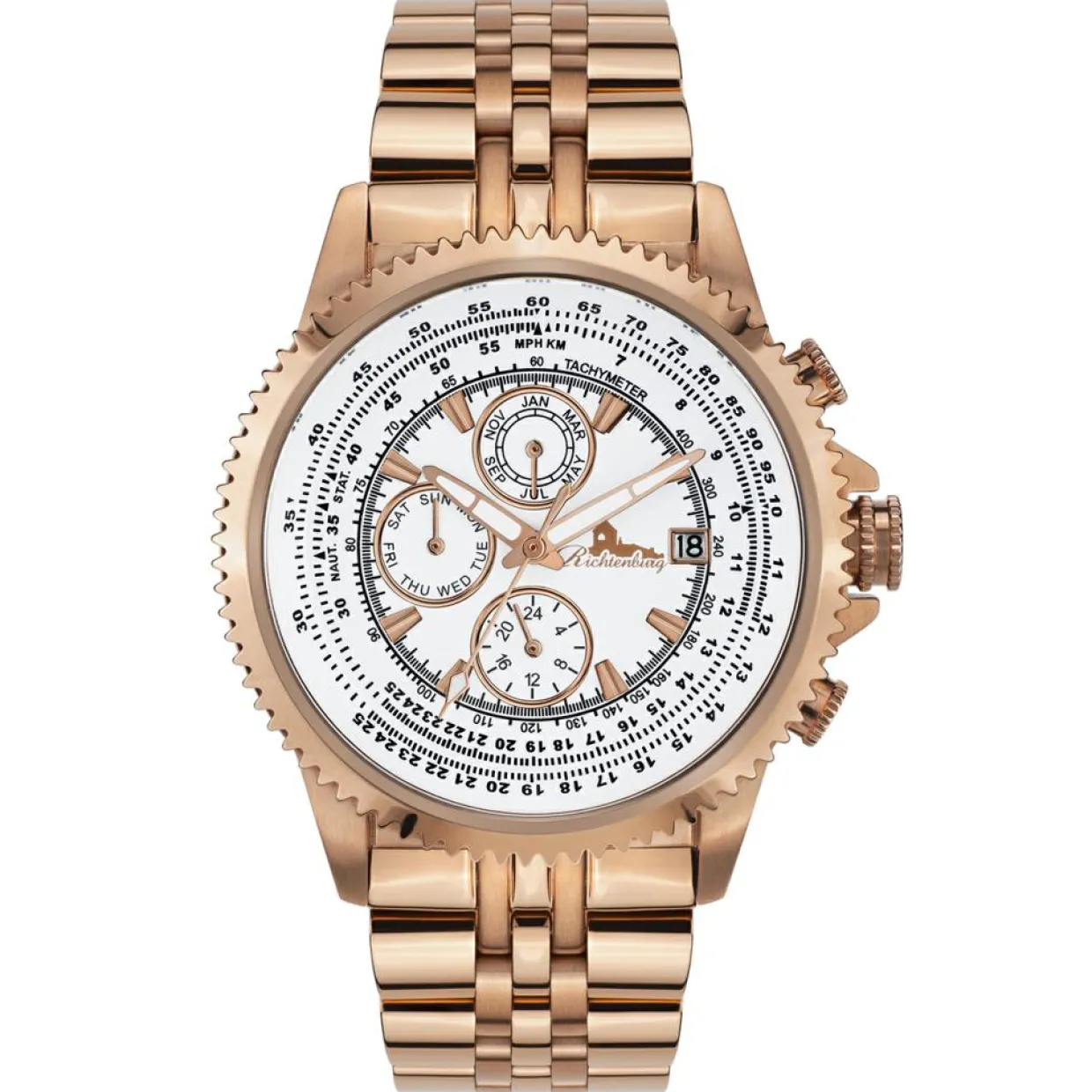 Montre Homme en Acier Panama rosegold-Richtenburg Clearance