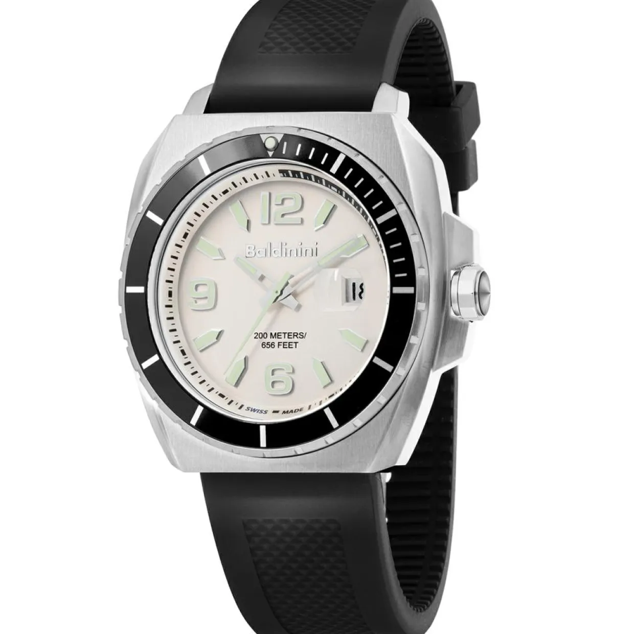 Homme Baldinini Montres^Montre Homme en Caoutchouc Acqua noire