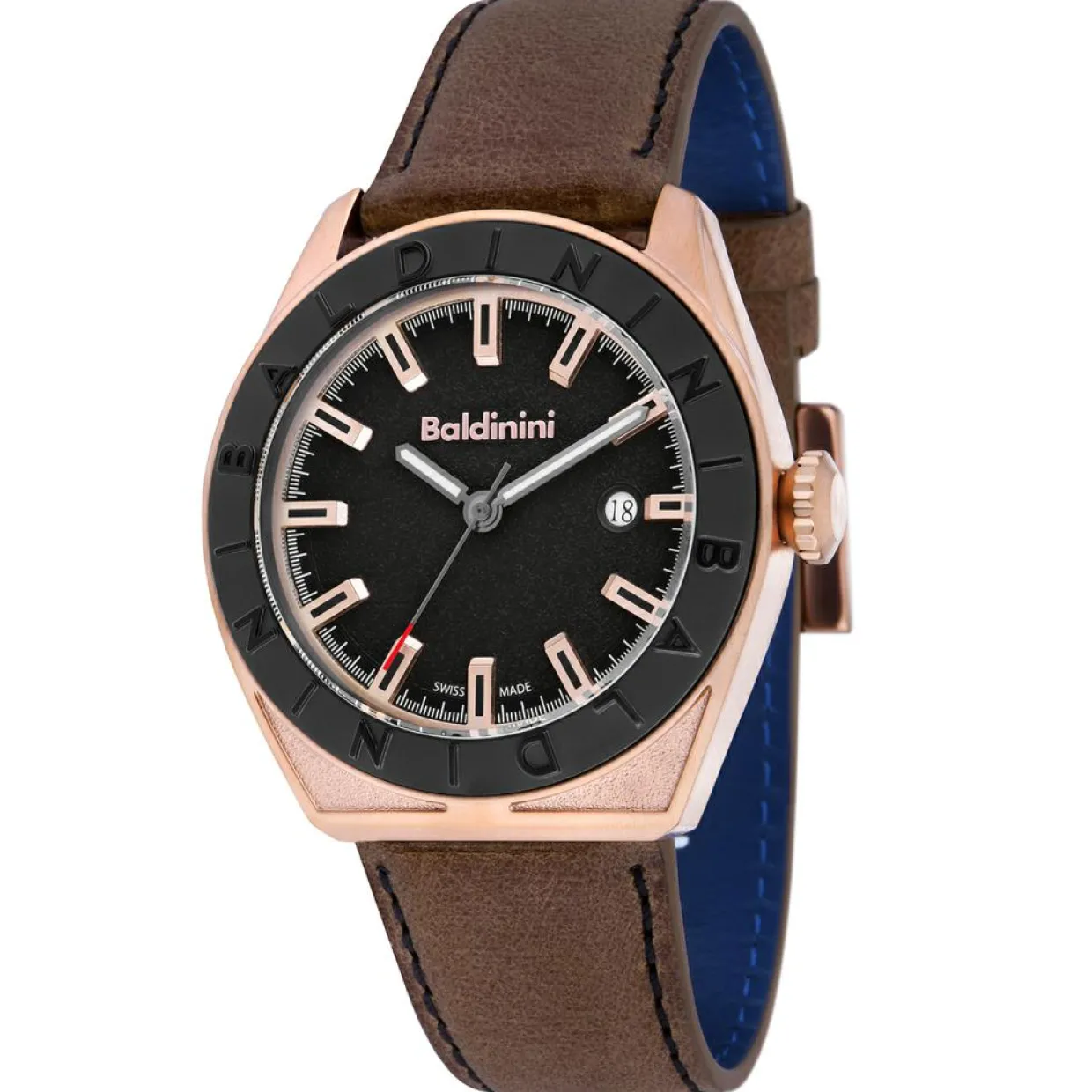 Montre Homme en Cuir Adria marron-Baldinini Hot