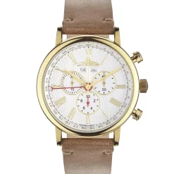 Montre Homme en Cuir Burbank marron/doré-Richtenburg Discount