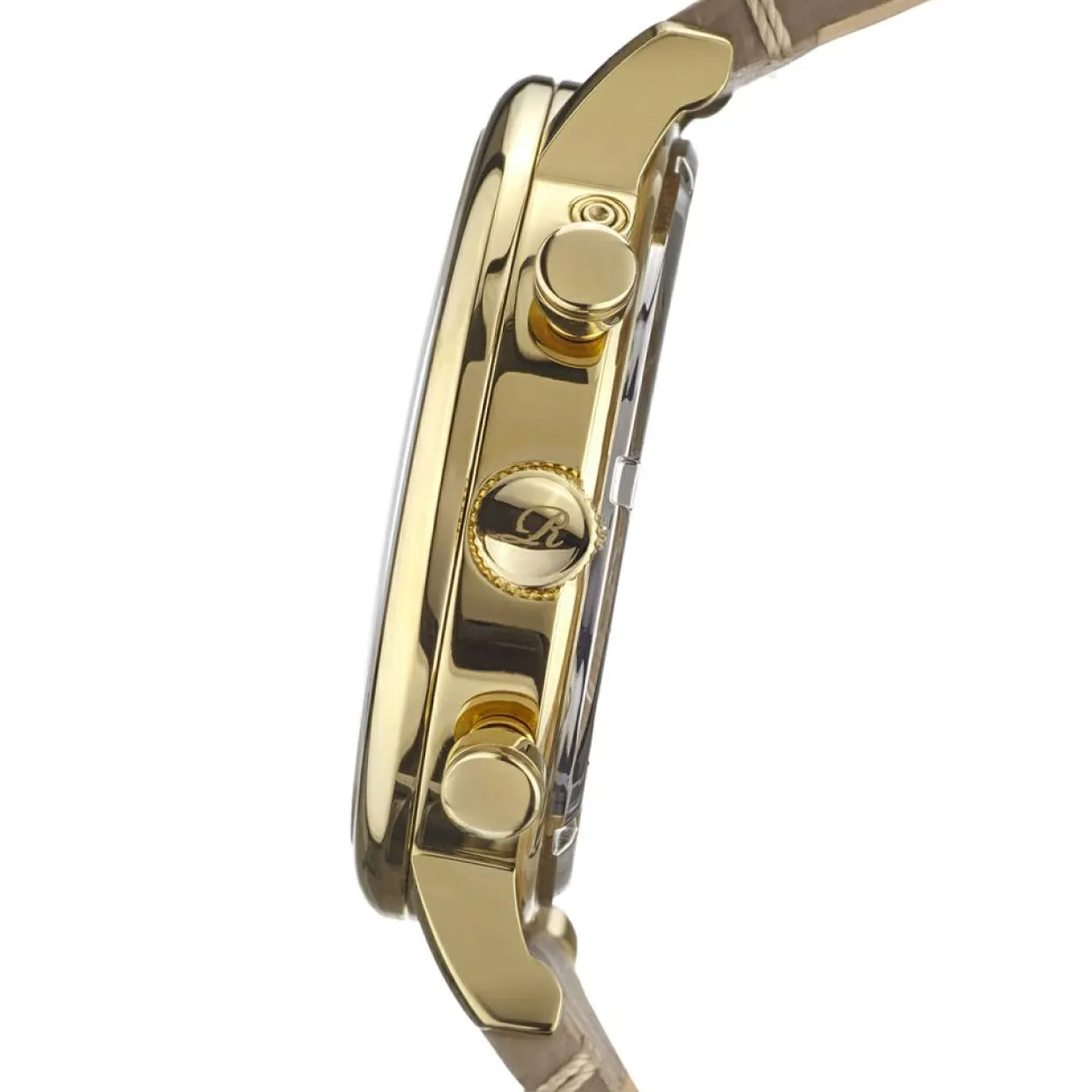 Montre Homme en Cuir Burbank marron/doré-Richtenburg Discount