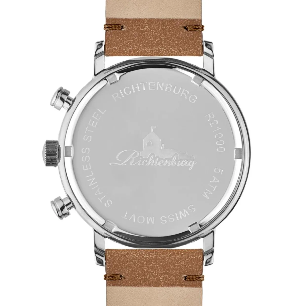 Montre Homme en Cuir Burbank camel-Richtenburg Discount