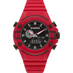 Montre Homme G Force en Silicone rouge-Guess Clearance