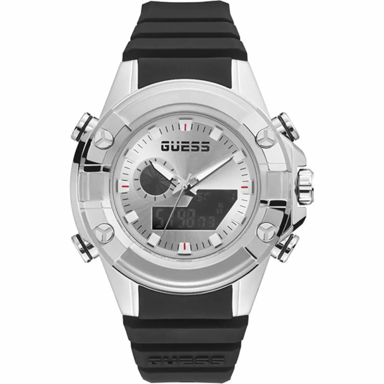 Montre Homme G Force en Silicone noire-Guess Best