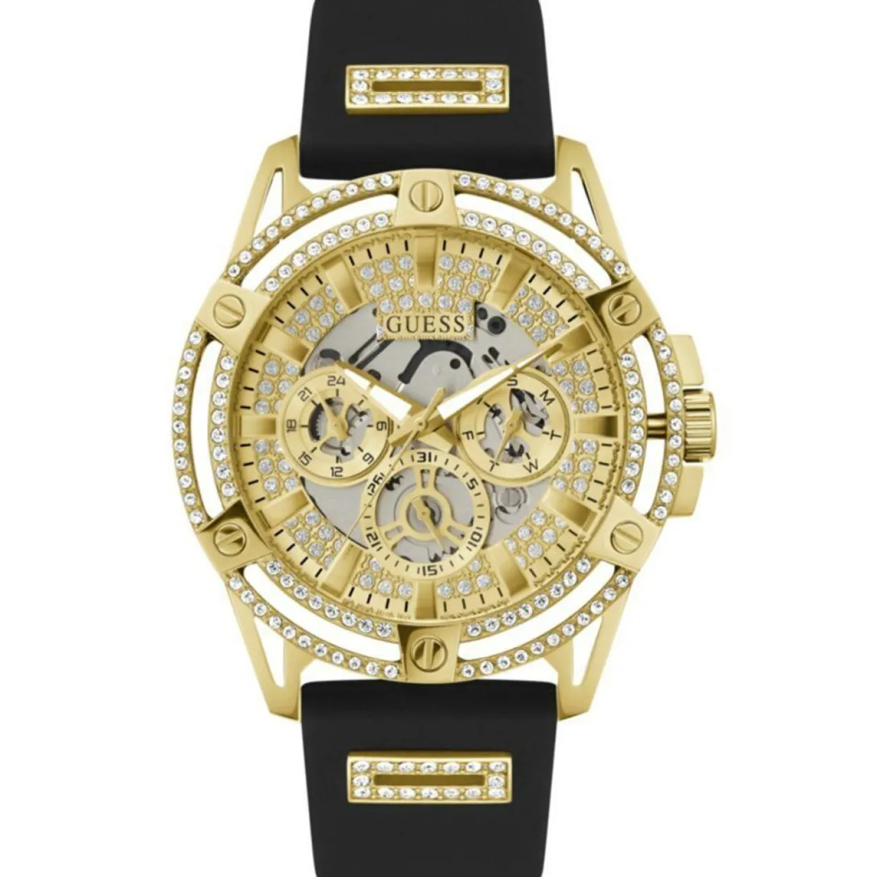 Montre Homme King en Silicone noire-Guess New