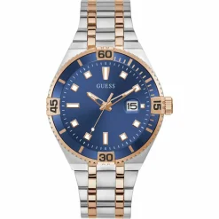 Montre Homme Premier en Acier rose/argenté-Guess Online