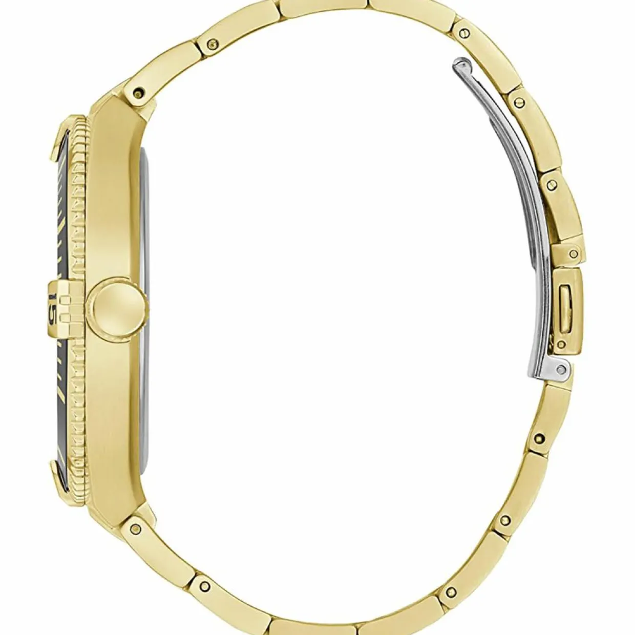 Montre Homme Premier en Acier dorée-Guess Discount