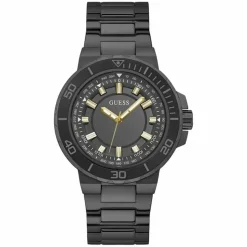 Montre Homme Track en Acier noire-Guess Online