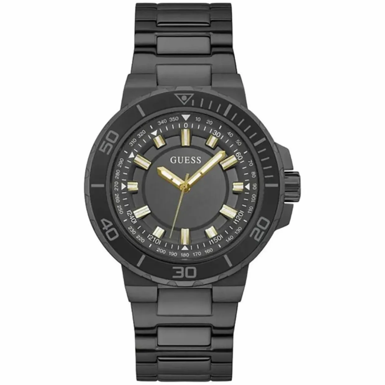 Montre Homme Track en Acier noire-Guess Online