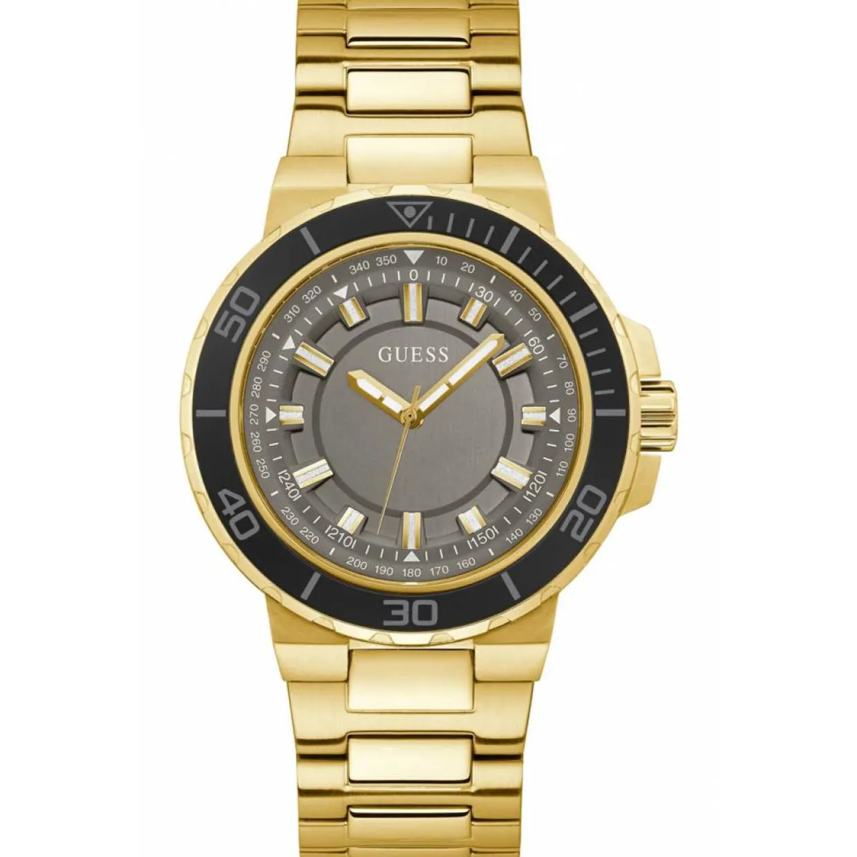 Montre Homme Track en Acier dorée-Guess Sale
