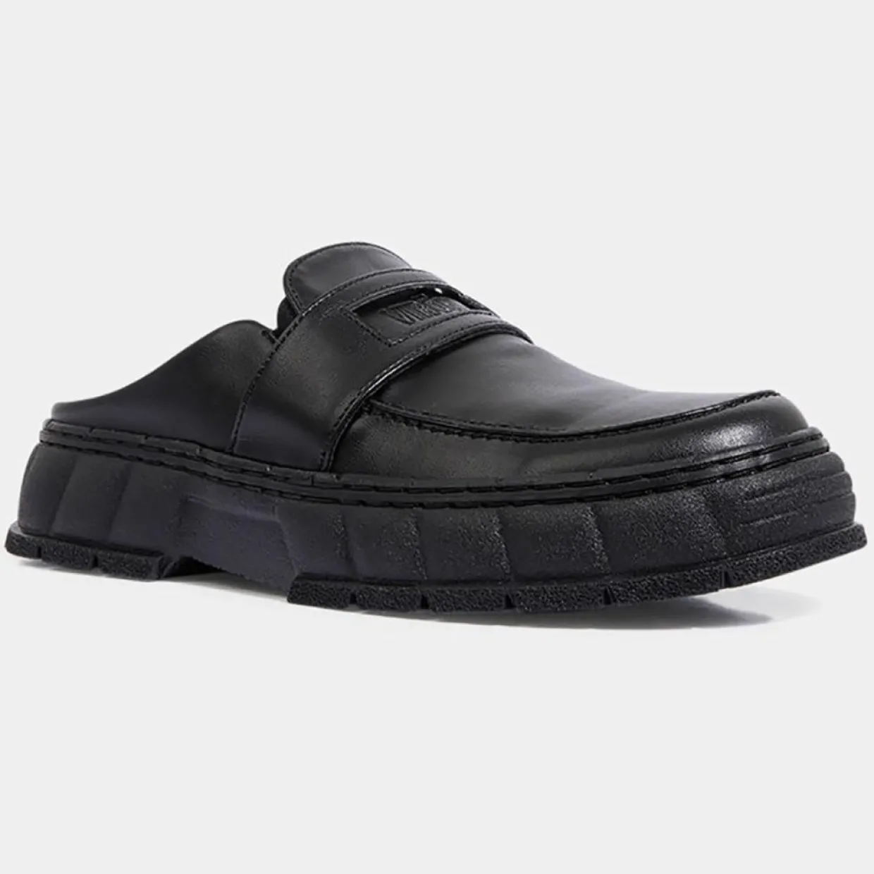 Femme Viron Mocassins^Mules appleskin 1969 noirs