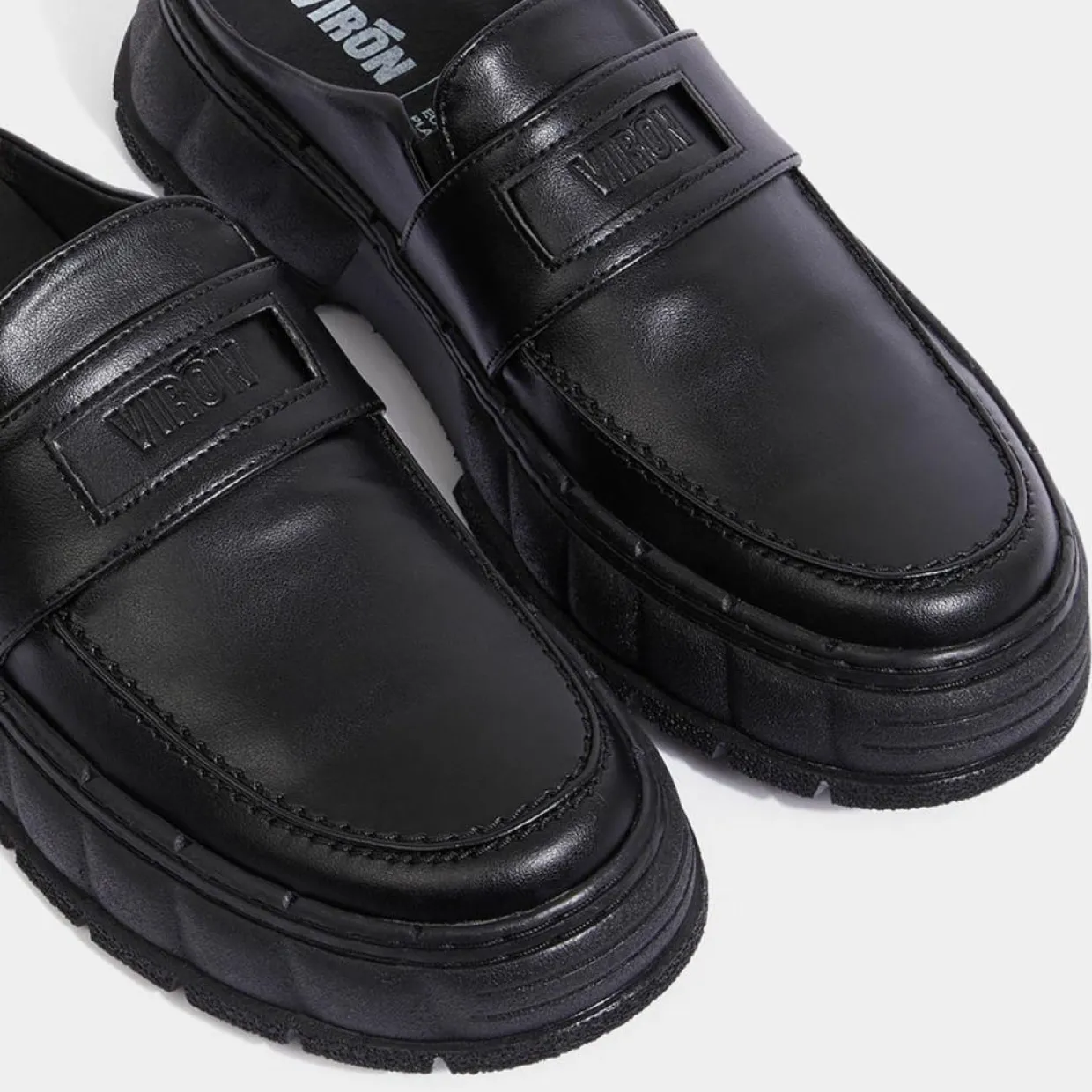 Femme Viron Mocassins^Mules appleskin 1969 noirs