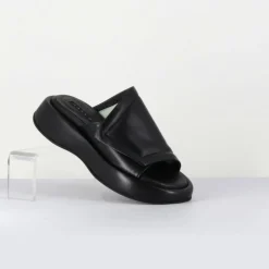 Mules en Cuir Rombo noires-Malloni Best