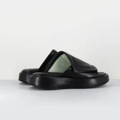 Mules en Cuir Rombo noires-Malloni Best