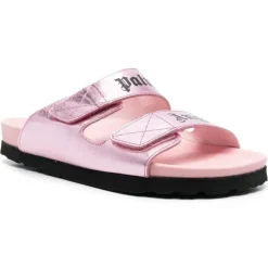 Mules en Cuir roses-Palm Angels Sale